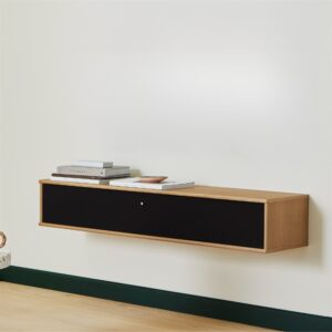 Mistral AV TV Møbel | Oileret eg m. sort front