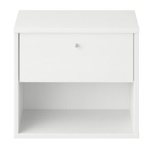 Mistral sengebord m. skuffe | Snehvid