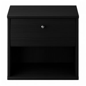 Mistral sengebord m. skuffe | Sort