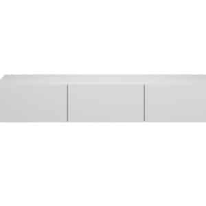 KOCOT KIDS Dallas væghængt TV-skab, m. 3 låger - hvid massiv bøg og MDF (160x35)