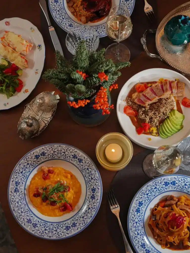 Tallerkener til julebord