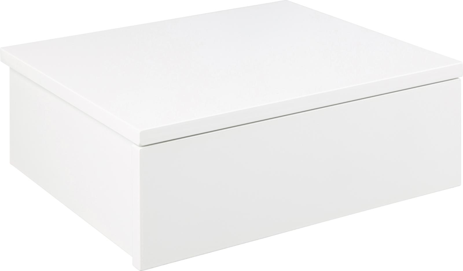 Natbord Signature Saloméa sengebord væghængt MDF hvid 13x37x32 cm